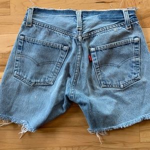 Custom Low Waist Vintage Levi’s 501 Cutoff Jean Shorts